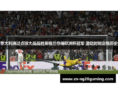意大利通过点球大战战胜英格兰夺得欧洲杯冠军 激动时刻定格历史